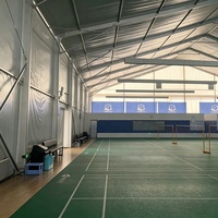 Tente de gymnase temporaire en alliage d'aluminium pour les matchs de ball sports en plein air
