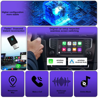 Nuevo Adaptador Inalámbrico para Android Auto, Dongle Inalámbrico para CarPlay, Sistemas Inteligentes para Automóviles, Caja Inteligente con IA para Automóviles con CarPlay con Cable