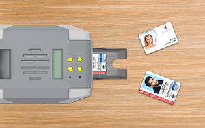 Taşınabilir USB kollu Imprimante Smart akıllı kredi ticaret oynama sürücü lisansı iş plastik makine PVC kimlik kartı yazıcı - Product Image 3