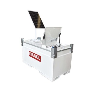 Stationärer Dieselkraftstofftank mit Solarpanel Kohlenstoffstahl-Pumpe UL142-Zertifiziert für USA/Kanada - Product Image 3