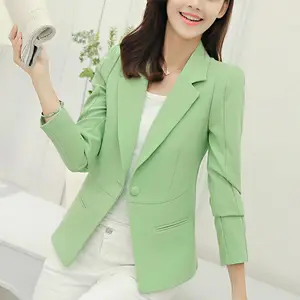 6 Colors Spring Fashion Casual Women Blazers and Jackets Female Slim Coat Long Sleeve Business Ladies Office Work Wear Suit 15%