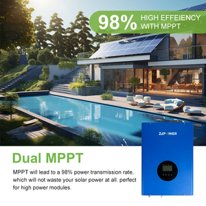 48V UL1741 Solar (1-12kW) with Parallel Support, Built-in 2 MPPT Solar Controllers, Battery Charging at 120V/240V - Product Image 1