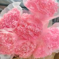 Bunga Hydrangea Kering Alami Asli dengan Tangkai Panjang untuk Rangkaian Bunga