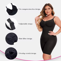 Faja Moldeadora de Alta Calidad al por Mayor, Combinación Completa sin Costuras para Mujer, Talla Grande, Control de Abdomen, Levanta Glúteos
