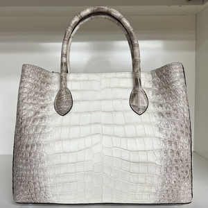 Sac fourre-tout de luxe en cuir de crocodile – Sac à main de créateur 100 % cuir de crocodile véritable |   OEM bienvenus - Product Image 6
