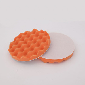 Éponges de polissage en mousse ondulée noire Jinghe de 8 pouces, haute efficacité, haute qualité, pour polissage automobile, modèle OEM - Product Image 5