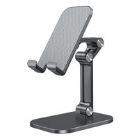 Support de téléphone de bureau pliable intelligent et flexible en alliage d'aluminium pour tablette iPad paresseux Support mobile pour lit ou bureau