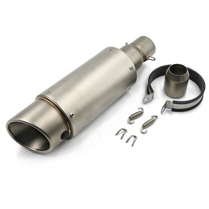 Tuyau de silencieux d'échappement universel, 35-51mm, pour <span class=keywords><strong>Moto</strong></span> Honda CBR250 CB400 YZF FZ400 <span class=keywords><strong>Z750</strong></span> NINJA TMAX530 - Product Image 1