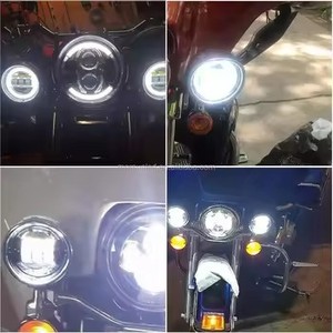 ไฟตัดหมอก LED รุ่น FG30B-1 จำนวน 2 ชิ้น สำหรับรถฮาร์เลย์-เดวิดสัน ขนาด 4.5 นิ้ว สำหรับยามาฮ่า วี สตาร์ 950 สำหรับโรดคิง อีเลคตร้าไกลด์ อัลตร้า คลาสสิค - Product Image 6