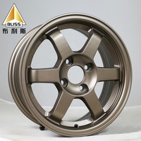Jantes en alliage forgé pour Mini Cooper R50 2005, accessoires de voiture, design et taille personnalisés, couleur aluminium.