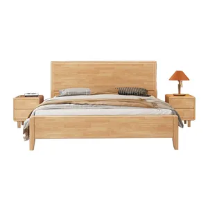 China Factory Modern King <b>Size</b> Solid Wood <b>Bed</b> Double Wooden <b>Beds</b> M33 <b>Bed</b> Frame King <b>Bed</b> Frame <b>Bed</b> King <b>Bed</b> <b>Bed</b> Room - Product Image 6
