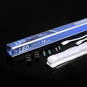 OEM Cheap Price T8 4ft 1200mm 8ft V-shaped Integrated Tube Lamp Shop Office Classroom Led Tube Light