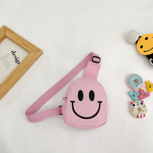 Borsa a tracolla per bambini con faccina sorridente, nuovo stile 2026, borsa a petto trendy in nylon, zainetto per asilo nido e <span class=keywords><strong>bambine</strong></span> - Confermato - Product Image 6