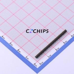 X1311WVS-31J-C18D42R1 Pin Header SMD,P=1.27mm Connector ( Pin Structure: 1x31P )( Pitch: 1.27mm )( Row Spacing: 1.27mm ) - Product Image 1