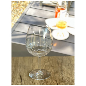 DB <b>Plastic</b> 4-Piece <b>Wine</b> <b>Glass</b> Set 22oz BPA-Free Tritan Hammer Design Unbreakable Red & <b>White</b> <b>Wine</b> <b>Glasses</b> - Product Image 3