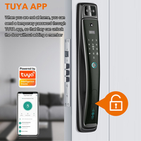 Cerradura Inteligente sin Llave de Alta Calidad, Escaneo de Tarjeta RFID, Identificación Digital de Vidrio, Reconocimiento Facial 3D, Pantalla Integrada, Cerradura Inteligente para Puerta