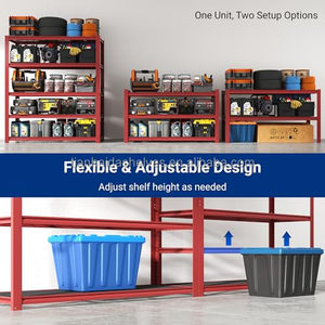 Système <span class=keywords><strong>de</strong></span> rayonnage industriel en métal pour entrepôt, rayonnage à longue portée à 5 niveaux, rayonnage robuste - Product Image 6