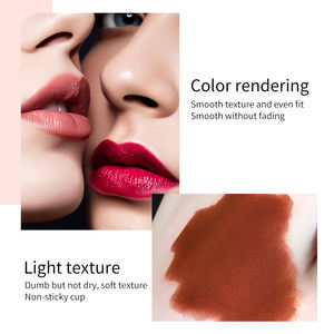 Maquillaje vegana para niños, brillo de labios, tinte de terciopelo, crema, resistente al agua, lápiz labial líquido mate duradero, venta al por mayor - Product Image 3