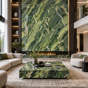 Mármol Avocatus de Lujo UnionStone, Gran Formato, Pulido, Impermeable, Contemporáneo, para Aplicaciones en Paredes, Pisos, Encimeras de Cocina y Hoteles - Product Image 4