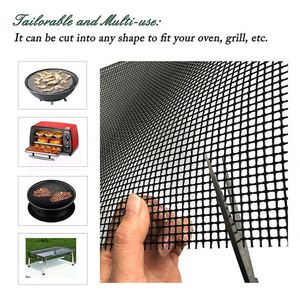 Nueva Malla Antiadherente para Barbacoa, Reutilizable, Resistente al Calor, para Hornear, Cocinar, Ahumar, Accesorios para Barbacoa - Product Image 4