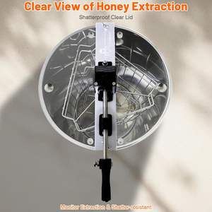 Witbee US Stock Componentes de Engranajes para Máquina Centrífuga de Miel, 1 Año de Garantía, Extractor Manual de Acero Inoxidable de 3 Cuadros, Tambor de 38cm - Product Image 4