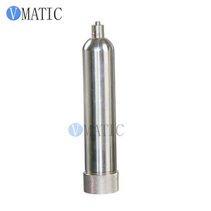 Siringa Pneumatica in Acciaio Inox da 10ml, Siringa Metallica Resistente alla Corrosione da 10cc con Attacco Luer Lock - Product Image 1