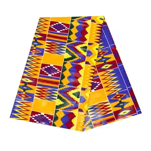 उच्च गुणवत्ता 100% कपास, अफ्रीकी मोम ब्लॉक मुद्रण सत्य प्रिंट कपड़े अंकारा असली मोम कपड़े प्रिंट के Batik कपड़े के लिए पोशाक