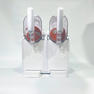 Macchina per Slush da 550W con Doppia Camera, Controllo Indipendente Commerciale, 6 Funzioni Preimpostate, Capacità 4L, Ideale per Caffetterie e Stand Bevande - Product Image 1