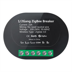 Interrupteur intelligent Graffiti Zigbee 16A 1/2 Gang avec télécommande pour la domotique - Product Image 1