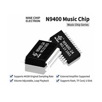Reproductor MP3 N9400 con Chip de Voz Programable de Fábrica OEM, Compatible con Tarjetas Flash TF y Unidades USB