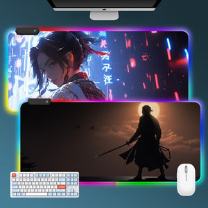 Alfombrilla de ratón RGB al por mayor, alfombrilla de juego para ordenador, alfombrilla antideslizante para teclado de Jugador - Product Image 4