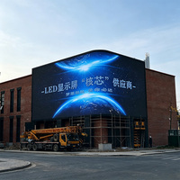 Écran LED publicitaire extérieur à taux de rafraîchissement élevé P3 P2.5, armoire de service frontale, installation fixe, signalisation numérique