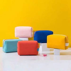 Women Waterproof Cosmetic <b>Bag</b> PU Cute Colors Travel Makeup <b>Bags</b> Woman Portable <b>Make</b> <b>up</b> Toiletry Storage <b>Bag</b> - Product Image 2