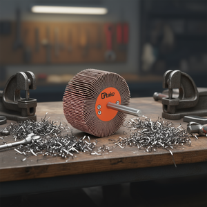 TTAKE Take Abrasive Cloth Flap <b>Wheel</b> 80x20 Mm 6 Mm Shank 180 Grit <b>Grinding</b> <b>Wheel</b> - Product Image 3