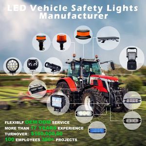 Lampe de sirène de balise d'urgence à LED portable voyant d'avertissement ambre rotatif avec base de montage de tuyau flexible-pour voitures et autres véhicules - Product Image 6