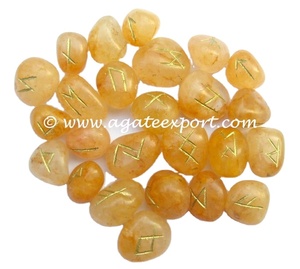Juego de Piedras Rúnicas de Ágata al por Mayor, Talladas a Mano, Estilo Europeo, para Feng Shui, Artesanía Espiritual con Gemas - Product Image 6