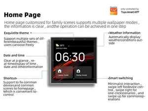 Tùy chỉnh 4 inch PoE nhà thông minh máy tính bảng cảm ứng chuyển đổi Rockchip xuất bản điều khiển với Wi-Fi tuya thể Loại chuyển đổi - Product Image 5