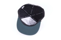 Casquette Snapback non structurée en nylon imperméable à 5 panneaux, panneaux souples avec logo personnalisé en patch tissé, style tendance