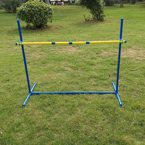 Barre d'agilité pour chien, saut, obstacles intérieurs et extérieurs, équipement de parcours réglable pour animaux de compagnie - Product Image 3