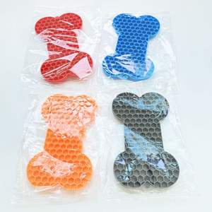 Tapete de Treinamento para Alimentação Lenta de Gato e Cachorro em Forma de Osso com Tigela de Silicone e Ventosa - Product Image 2