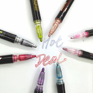 30 Colors Double Line Magic Glitter Drawing Painting Outline Metallic <b>Marker</b> Pen - Product Image 4