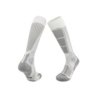 Chaussettes de ski en laine mérinos, chaussettes thermiques d'hiver en tricot éponge unisexe, épaisses et chaudes, pour la randonnée et le snowboard