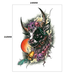 สติกเกอร์แทททูชั่วคราวลายอุคิโยเอะเกอิชาญี่ปุ่น กันน้ำ สีสันสดใส ลายแขนและลำตัว - Product Image 5