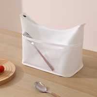 Sac repas étanche en PEVA 300D, facile à nettoyer, réutilisable, pour l'école et le campus