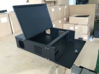 Haute qualité 18 "x 18" X 5 "boîte de verrouillage de sécurité DVR noir boîte de verrouillage DVR robuste NVR avec serrure de sécurité boîte de verrouillage Dvr