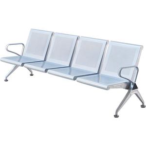 Swimming Row Of Chairs 4 Seater Metal Waiting Room Public <b>Bench</b> With Armrests For Airport Station - Product Image 1