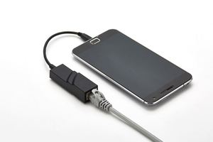 Adaptateur réseau Micro USB 2.0 <span class=keywords><strong>5</strong></span> broches vers <span class=keywords><strong>Ethernet</strong></span> 10/100 Mbps RJ45 pour tablettes - Catégorie de produit : Cartes réseau - Product Image 5