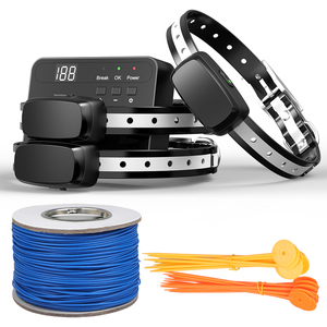 Precio de fábrica subterránea cerca del perro con collares eléctricos ocultos perro esgrima sistema inalámbrico - Product Image 1