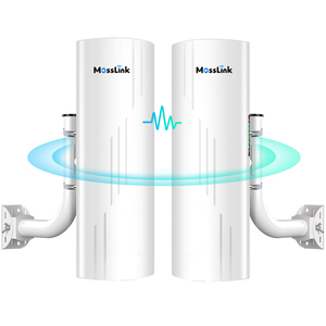 Mosslink 5km khoảng cách 5.8 gam 900Mbps PTP không dây để Ethernet cầu tầm xa điểm đến điểm ngoài trời Wifi cầu với WAN cổng - Product Image 2