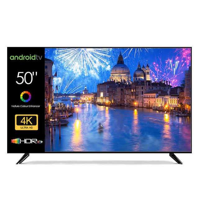 Factory OEM 50 Inch HDTV 4K Smart TV LCD LED with Android OS Built-In Speaker Matrixway Brand Customizable Resolution